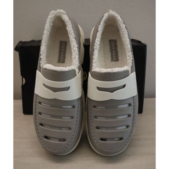 Cole Haan C37159 Men's Sz 11 Gray/White 4 Zerogrand Lined All Day Loafers $117 - Picture 3 of 10